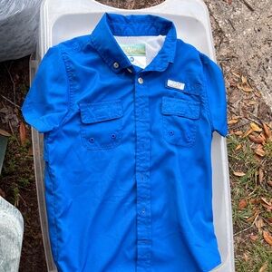 Kids Classic Blue Button-Down Shirt